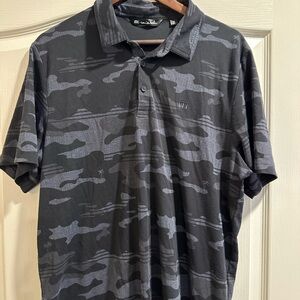 Travis Mathew Monochrome Camouflage Polo Shirt